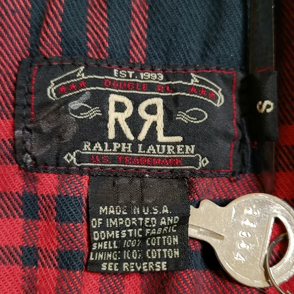 Vintage Ralph Lauren RRL Denim Jacket Size Small Trucker Western Made In USA - Picture 8 of 8